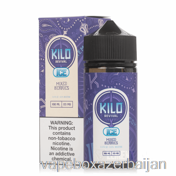 Vape Smoke ICE Mixed Berries - KILO Revival - 100mL 6mg